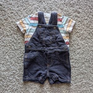 Carter's baby boys outfit 2 piece 12 months